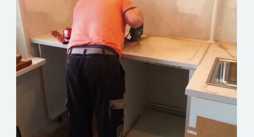Сборка кухонного гарнитура. Богородицк